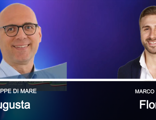 Augusta e Floridia, trionfo dei sindaci uscenti: Di Mare all’85%, Carianni stravince
