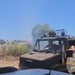 PACHINO – Incendio in zona E Cugna: bruciati circa 4 ettari
