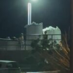Abbattono per gioco un big bag nel cantiere del Talete
