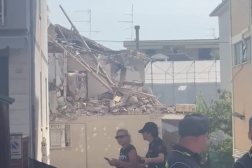 Porto Sant’Elpidio, crollo palazzina: un morto, estratto vivo un ragazzo