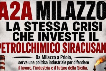 A2A Milazzo: sciopero per la stessa crisi del petrolchimico di Priolo