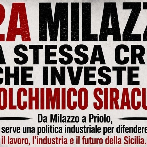 A2A Milazzo: sciopero per la stessa crisi del petrolchimico di Priolo