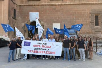 Palermo Arpa, sit-in del Csa-Cisal all’Ars: “Domani incontro con Galvagno”