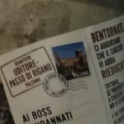 Palermo, cartoline ai boss scarcerati: «Vi denunceremo se chiederete il pizzo»