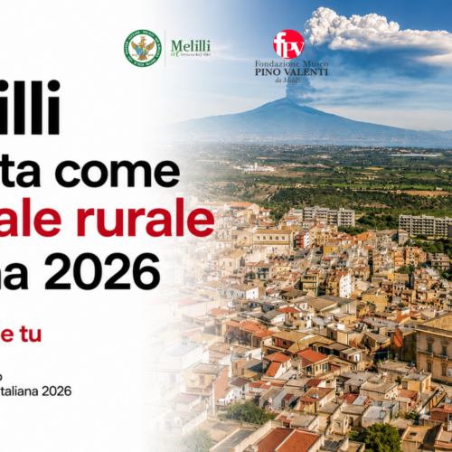 Melilli tra le venti finaliste per Capitale Rurale Italiana 2026