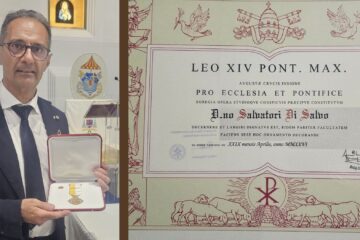 Giornalismo – Gran Croce “Pro Ecclesia et Pontifice” al giornalista Salvatore Di Salvo