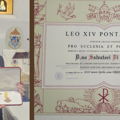 Giornalismo – Gran Croce “Pro Ecclesia et Pontifice” al giornalista Salvatore Di Salvo
