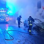 Lentini: automobile distrutta da un incendio