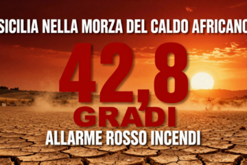 Sicilia nella Morsa del Caldo Africano: Picchi di 42,8 Gradi e Allarme Rosso Incendi