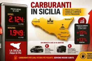 Stangata d’estate ai distributori: l’onda lunga del caro-carburanti si abbatte sulla Sicilia