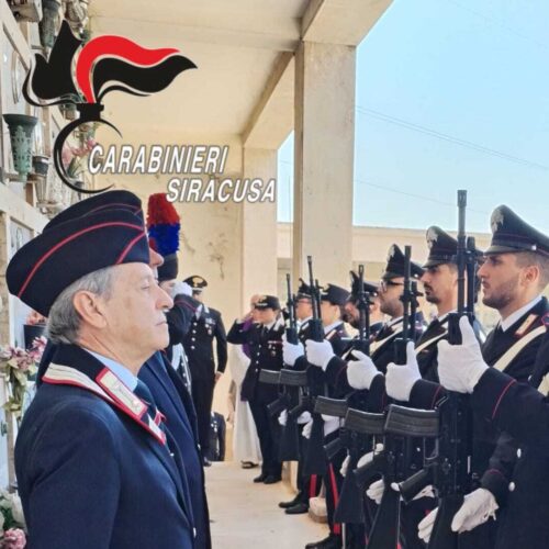 Siracusa: commemorazione 80° della scomparsa del carabiniere Scala