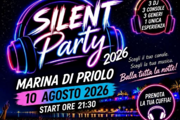 Silent party 2026: una notte di musica e divertimento a marina di Priolo