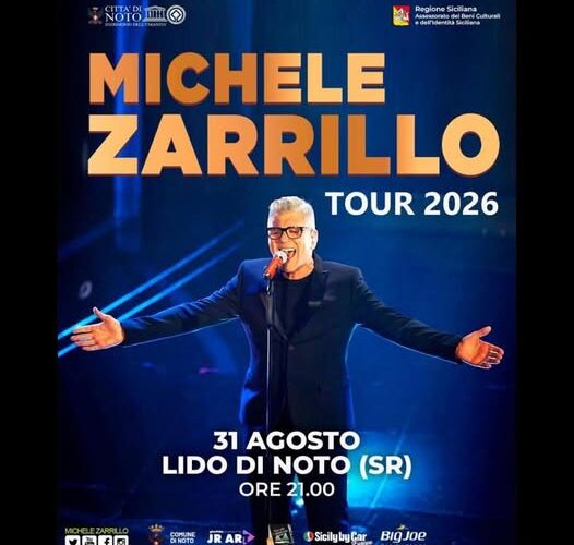 Michele Zarrillo in concerto a Lido di Noto per i festeggiamenti di San Corrado