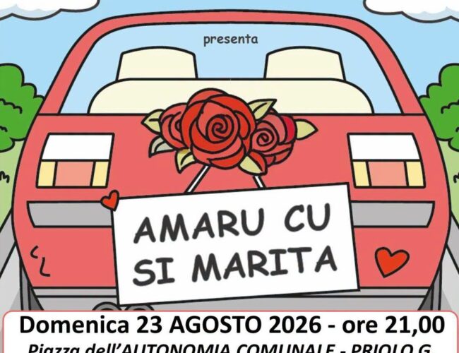 Priolo, questa sera “Teatro sotto le Stelle” con “Amaru cu si marita”