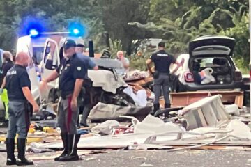 Scontro frontale sulla Rieti-Terni: 27 feriti, quattro in codice rosso