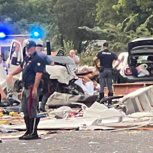 Scontro frontale sulla Rieti-Terni: 27 feriti, quattro in codice rosso