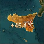 Caldo record nel Siracusano: a Lentini registrati 45,4 gradi