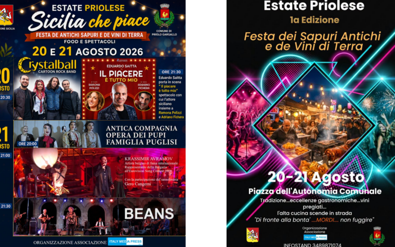 estate priolese -festa dei sapuri antichi e de vini di terra