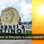 Caldo record nel Siracusano: a Lentini registrati 45,4 gradi