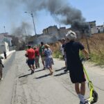 Vittoria: furgone con bombole di ossigeno prende fuoco
