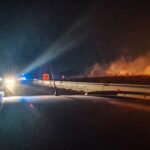 Incendio lungo l’autostrada Siracusa-Catania: fiamme a ridosso della carreggiata tra Sortino e Augusta