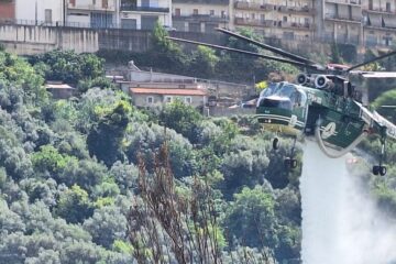 Chiaramonte Gulfi, incendio nella pineta di contrada Santa Lucia: le fiamme minacciano abitazioni e centro abitato