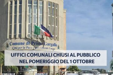 Priolo Gargallo, uffici comunali chiusi il pomeriggio del 1° ottobre per la Festa Patronale: ecco i servizi garantiti
