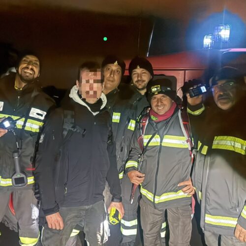 Turista disperso sull’Etna, ritrovato dai Vigili del Fuoco