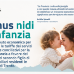 Bonus nidi d’infanzia, la Provincia di Trento rafforza il sostegno alle famiglie