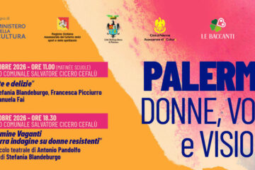 Palermo: Donne, Voci e Visioni, torna la rassegna culturale