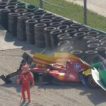 Gp di Monza, Leclerc: ‘Sto bene. L’incidente? Devo rivedere le immagini’
