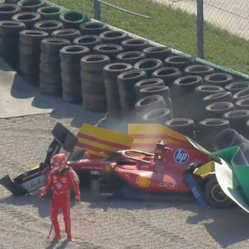 Gp di Monza, Leclerc: ‘Sto bene. L’incidente? Devo rivedere le immagini’