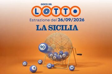 i Lotto, 10eLotto e SuperEnalotto di sabato 26 settembre 2026.