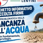 Lentini, emergenza acqua: Fratelli d’Italia raccoglie firme