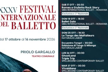 A Priolo Gargallo torna il Festival Internazionale del Balletto: un mese di grande danza e prime nazionali