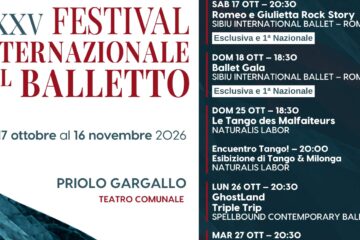 Il Festival Internazionale del Balletto al Teatro Comunale di Priolo Gargallo
