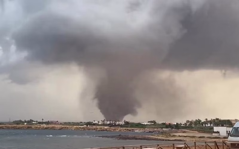 Maltempo devastante nel Trapanese: tornado si abbatte tra Marsala e Petrosino