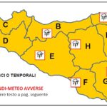 Sicilia maltempo: allerta arancione in tutta la Sicilia