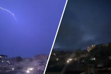 Forte tempesta elettrica nell’Ennese: monitoraggio attivo e allerta arancione