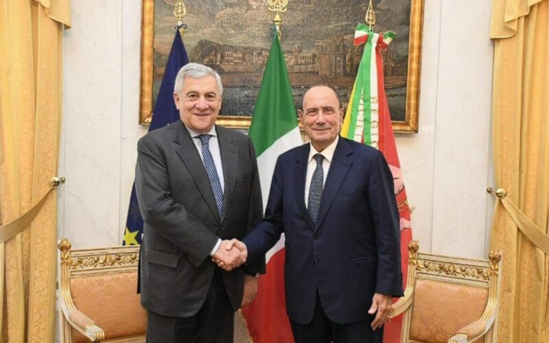 Schifani resta, Tajani blindare la Regione: «Piena fiducia, nessun passo indietro»