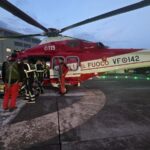 Nicolosi, 92enne disperso nelle campagne: rintracciato e tratto in salvo dall’elicottero dei Vigili del Fuoco