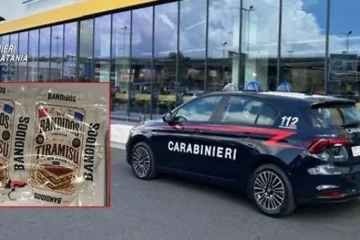 Hashish hidden in “tiramisu” packaging: 100 grams seized in Librino, three arrests