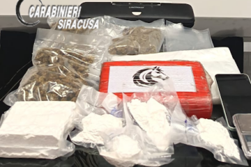Siracusa, arrestato 54enne con 1,7 chili di cocaina