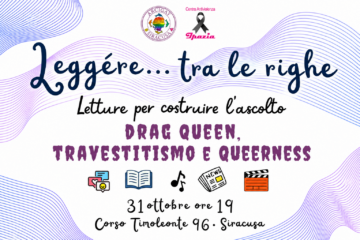 Arcigay Siracusa riparte il 31 ottobre: tra cultura, diritti e socialità con il Centro Antiviolenza Ipazia