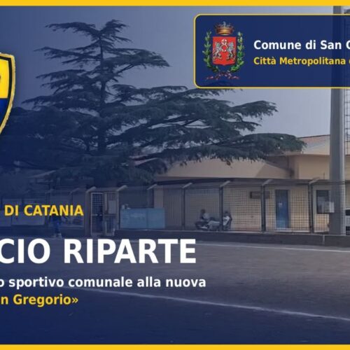 San Gregorio di Catania, il calcio riparte: affidato il campo sportivo comunale alla nuova «Città di San Gregorio»